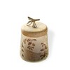 Vynxaria Food Storage Containers: Twigy Frosted Glass Jar with Wooden Lid - Elegant Kitchen Organizer - 3 of 4