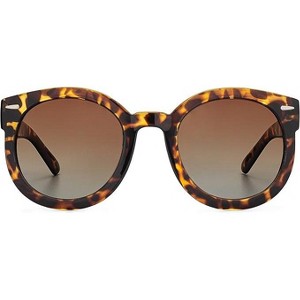 grinderPUNCH Oversized Sunglasses For Women Round Circle Oversized Mod Fashion 2 Pack - 1 of 4