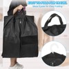 Unique Bargains Waterproof Dustproof Suits Coats Dresses Garment Bag Black 60 x 23.6 Inch - 4 of 4