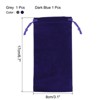 Unique Bargains Jewelry Glasses Wedding Drawstring Storage Bags 2 Pcs - 2 of 3