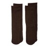 MUK LUKS Women's 2 Pack Fleece Lined Knee High Socks - 2 of 3
