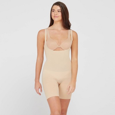 Assets Spanx Bodysuit Slimmer Size Large 10127R Naked All in 1