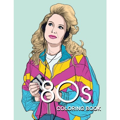 90s Fashion Coloring Book - By Bye Bye Studio (paperback) : Target