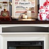 NAYSAYE Indoor Fireplace TV Stand with Farmhouse Style Storage for Living Room or Bedroom, Cherry and White, 43.5"*13.7"*36.6" - 2 of 4