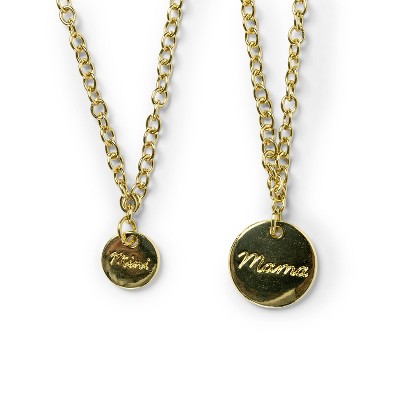 Jewelry Gold Mama & Mini Necklace - Bullseye's Playground™