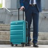 Gulches Hardshell ABS Luggage Set - Lightweight & Durable Suitcases with Dual Spinner Wheels, Carry-On & Check-In Sizes for Travel & Business - 2 of 4
