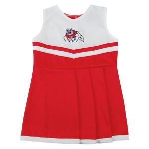 NCAA Fresno State Bulldogs Infant Girls' Cheer Dress Set - 1 of 3