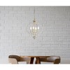 Elegant Lighting Sandara 4 lights pendant in weathered dove - 2 of 4