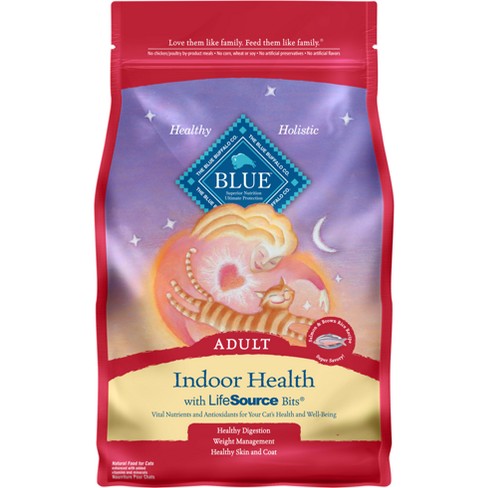 Blue Buffalo Indoor Health Salmon & Brown Rice Recipe Adult Premium Dry Cat Food - image 1 of 4