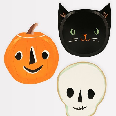 Meri Meri It's Halloween! Plates (Pack of 8)