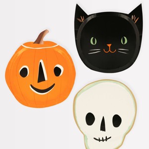 Meri Meri It's Halloween! Plates (Pack of 8) - 1 of 4