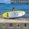 Solstice Watersports Islander Inflatable Raft Stand-Up Paddle Board Kit w/ Accessory & Camera Mount and Bungee Storage - 3 of 4