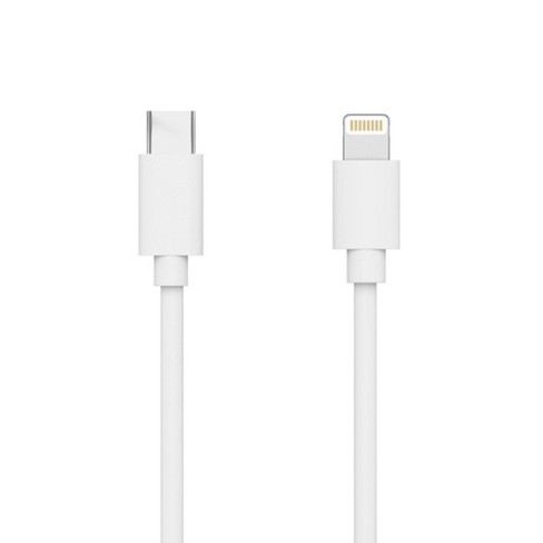 Just Wireless Lightning to USB-C PVC Cable – White - image 1 of 4