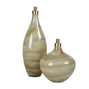 Uttermost Cascade Glass Bottles Set of 2 - 1 of 4