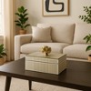 Decorative Storage Box for Home Decor - Modern Jewelry Box with Lid and Eye-Catching Handle for Living Room, Bathroom, or Office Display - 3 of 4