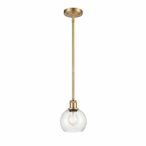 Athens - 1 Light Mini Pendant In Industrial Style-7.88 Inches Tall and 6 Inches Wide - 1 of 1