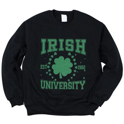 Simply Sage Market Women's Graphic Sweatshirt  Irish University Clover