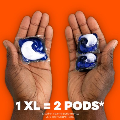 Tide Sport Power HE Deep Cleaning Concentrated Laundry Detergent Pods 63 Pacs - 93oz: Odor Control, Paraben-Free, Sporty Scent