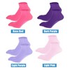 Unique Bargains Sticky Five Finger Socks 4 Pair - 4 of 4