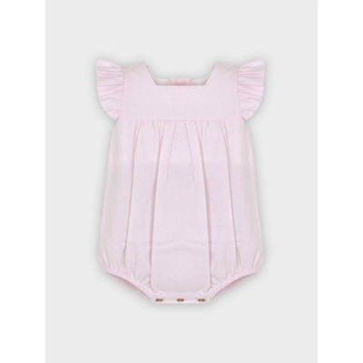Girl Cotton Pique Romper - Minhon