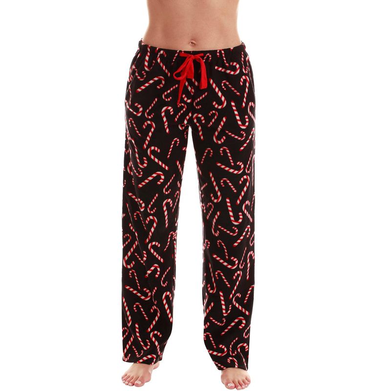 Just Love Womens Buffalo Plaid & Winter Print Micro Fleece Pajama Pants - Christmas PJs, 1 of 4