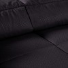 Monochrome Basketweave Plush Microfiber Down Alternative Comforter by Blue Nile Mills - image 4 of 4