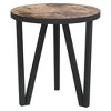 vidaXL Tea Table Black and Yellow 13.8 in. MDF - 2 of 4