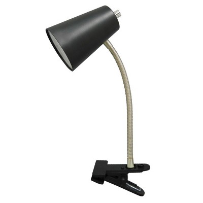 LED Clip Table Lamp Black (Includes 