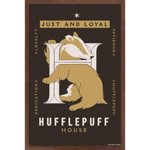 Trends International Harry Potter: Darker Arts - Hufflepuff House Framed Wall Poster Prints - 1 of 4