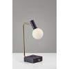 17.5" Windsor Adessocharge Desk Lamp (Includes LED Light Bulb) Matte Black - Adesso - image 2 of 4