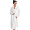 Linum Home Textiles 100% Turkish Cotton Waffle Weave Embroidered Bathrobe - 3 of 4