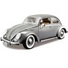 1955 Volkswagen Kafer Beetle Gray 1/18 Diecast Model Car by Bburago - 2 of 3