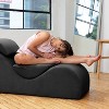 Avana Luvu Lounger - Chaise Lounge Chair for Yoga, Exercise, Massage - High Density Foam - Made in the USA - Light Grey - 4 of 4