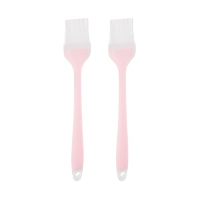 Unique Bargains Silicone Heat-Resistant Basting Oil Butter Sauce Tool Pastry Brushes 2 Pcs