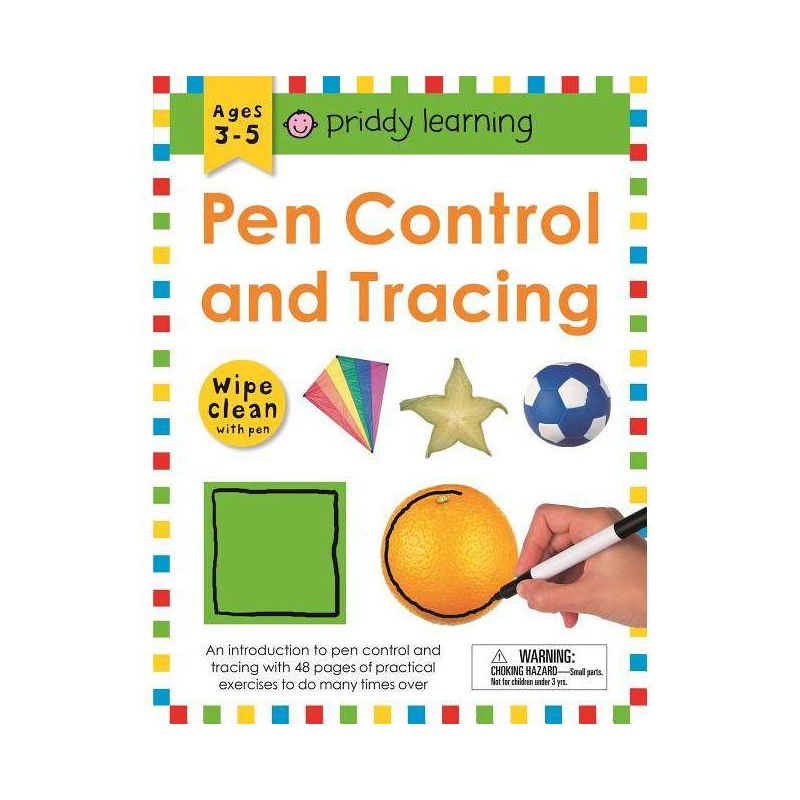 Pen Control and Tracing : Wipe Clean With Pen -  Workbook by Roger Priddy (Paperback), 1 of 4
