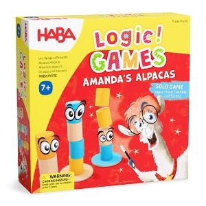 HABA Amanda's Alpacas Solo Logic Game - 1 of 4
