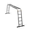 Cesicia 19FT Black Metal 7-in-1 5-Step Folding Ladder - 3 of 4