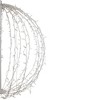 Northlight 30" LED Lighted 3D Christmas Hanging Ball Decoration – Warm White Lights - 3 of 4