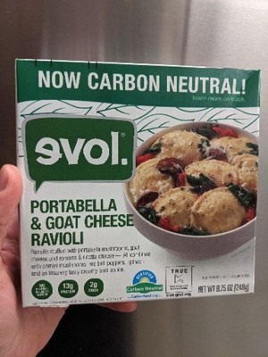 Evol Frozen Portabella And Goat Cheese Ravioli - 8.75oz : Target