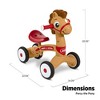 Radio Flyer Lil' Racers Percy the Pony Riding Toy: Steel & Plastic, Ages 1-3, 42 lb Capacity - 3 of 4