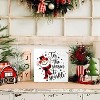 Christmas Snowman Decor Sign,Winter Tis the Season to Sparkle Snowman Wooden Box Sign - 4 of 4