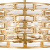 Crystorama Lighting Meridian 6 - Light Flush Mount in  Antique Gold - 2 of 4