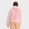 Girls' Short Faux Fur Jacket - art class™ - 2 of 3