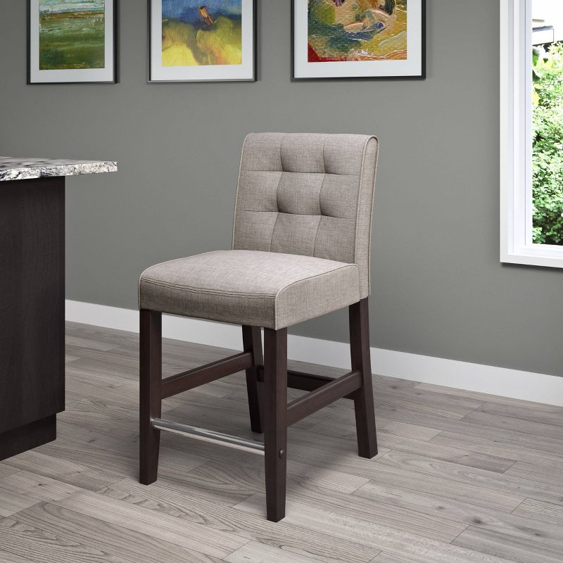 Counter Height Barstool Gray - CorLiving, 2 of 5