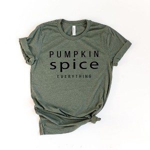 Simply Sage Market Women's Pumpkin Spice Everything Short Sleeve Graphic Tee - 1 of 4