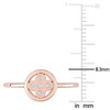 EVERLY JEWELRY | 10K Rose Gold Diamond-Accent Circular Ring - 4 of 4