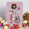 Lumabase Battery Operated Lighted Wall Art with Remote Control Holiday Cart - 2 of 3