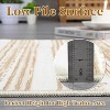 Large Washable Area Rug, Grey Ultra-Soft Low Pile Vintage Distressed Carpet, Non-Slip Foldable Indoor Rug for Living Room Bedroom Dining - 4 of 4