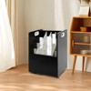 YIYIBYUS Mobile Roll File Organizer Cart, 20 Slots File Holder with Wheels - 3 of 4