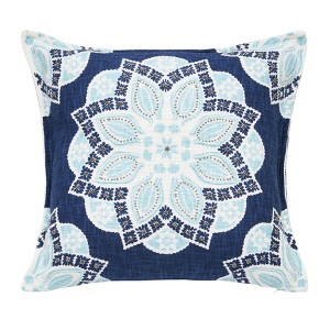 C&F Home Mary Geometric Medallion Cotton Decorative Throw Pillow - 1 of 4